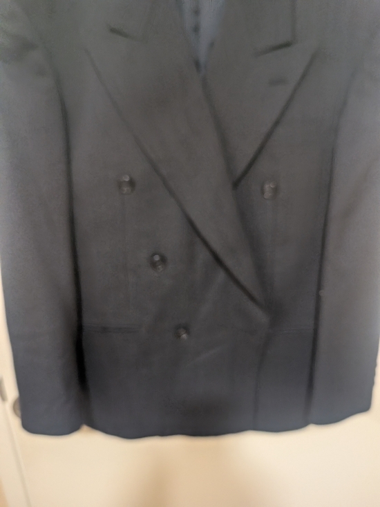 Pierre Balmain Vintage Black St Tropez Blazer with Pinstripes - Picture 4 of 12